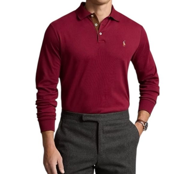 Polo Ralph Lauren Other - Polo Ralph Lauren Classic Fit Pima Soft-Touch Polo Shirt Long Sleeve Size L